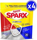 Asperox Sparx Bulaşık Makinesi Kapsülü 30 Yıkama x 4 Adet