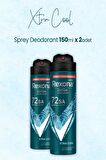 Rexona Men Erkek Sprey Deodorant Xtra Üstün Koruma 150 ml x 2 Adet
