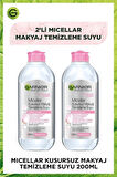 Garnier Micellar Kusursuz Makyaj Temizleme Suyu 200 ml x 2 Adet