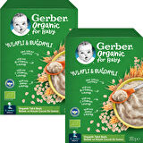 Gerber Organik Yulaflı Buğdaylı Kaşık Maması 200g x 2 Adet