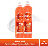 Elidor 7/24 Kurtarıcı Saç Bakım Kremi Anında Yıpranmış Saçlar 240 ml x 2 Adet