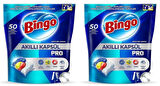 Bingo Akıllı Kapsül Pro Bulaşık Makinesi Deterjanı Tableti 100 lü