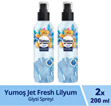 Yumoş Jet Fresh Lilyum Giysi Spreyi 200 ml x 2 Adet
