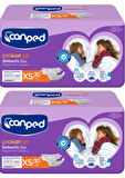 Canped Belbantlı Extra Küçük Hasta Bezi 30 lu x 2 Adet