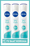 Nivea Kadın Deodorant Dry Fresh 150 ml x 3 Adet