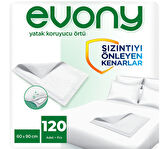 Evony Yatak Koruyucu Örtü 60 x 90 cm 30 lu x 4 Adet
