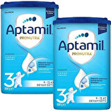 Aptamil 3 Pronutra Devam Sütü 800 g 9-12 Ay Akıllı Kutu x 2 Adet
