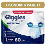 Yetişkin Emici Külot Large 30'lu 2 Paket 60 Adet