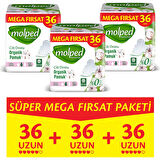 Molped Pure Soft Mega Fırsat Uzun Ultra 36 lı x 3 Adett