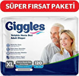 Giggles Yetişkin Hasta Bezi Ekstra Büyük Boy 30 lu x 4 Adet