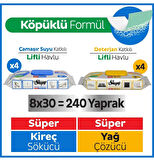 Sleepy Easy Clean Süper Yağ Çözücü ve Kireç Sökücü Havlu 8 x 30 Adet