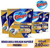 Bingo Akıllı Kapsül Pro Max Bulaşık Makinesi Deterjanı Tableti 240 lı