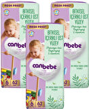 Canbebe Bebek Bezi Mega Paket 6 Beden XL (15-27kg) 62 li x 3 Adet