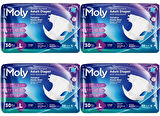 Moly Belbantlı Hasta Bezi Büyük Boy 30 lu x 4 Adet