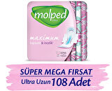 Molped Ultra Anatomik Hijyenik Ped Uzun 36 lı x 3 Adet