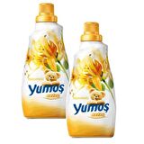 Yumoş Extra Hanımeli Beyazlar ve Renkliler İçin Konsantre Yumuşatıcı 2 x 1440 ml 120 Yıkama