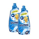 Yumoş Extra Lilyum Beyazlar ve Renkliler İçin Konsantre Yumuşatıcı 2 x 1440 ml 120 Yıkama
