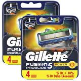 Gillette Fusion ProGlide Power 8'li 5 Bıçaklı Tüm Cilt Tipleri İçin Bıçak Yedeği