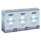 Durex Yok Ötesi Ultra Kaygan 20 li x 3 Adet (60 Adet)