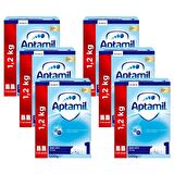 Aptamil 1 Bebek Sütü Yeni Formül 1200 gr x 6 Adet