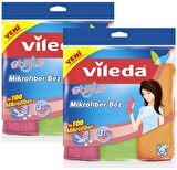 Vileda Mikrofiber Colors 3 lü x 2 Adet