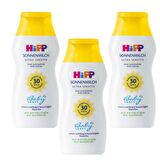 Hipp Babysanft 30 Faktör Hassas Ciltler İçin Bebek Güneş Koruyucu Süt 3x200 ml