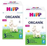 Hipp 3 Organik Keçi Sütü Bazlı Devam Sütü 400 gr 2 Adet