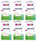 Hipp 1 Organik Keçi Sütü Bazlı Bebek Sütü 400 gr x 6 Adet
