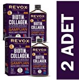 Revox Biotin &amp; Collagen At Kuyruğu Şampuan 400 ml x 2 Adet