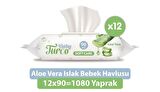 Baby Turco Softcare Aloe Vera Islak Bebek Havlusu 90 x 12 Adet