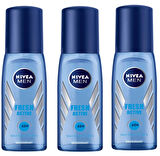 Nivea Men Pump Sprey Fresh Active Erkek Deodorant 75 ml x 3 Adet