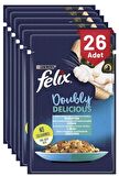 Felix Çifte Lezzet Somon Sardalya Konserve Kedi Maması 85 gr x 26 Adet