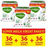 Molped Pure Soft Mega Fırsat Uzun Ultra 36 lı x 3 Adet