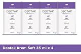 Deotak Krem Deodorant Soft 35 ml x 4 Adet