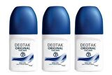 Deotak Original For Men Roll-On Deodorant 35 ml x 3 Adet