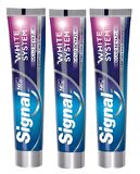 Signal White System Güçlü Beyazlık Diş Macunu 75 ml x 3 Adet