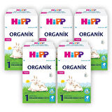 Hipp 1 Organik Keçi Sütü Bazlı Bebek Sütü 400 gr x 5 Adet