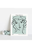 Dekoratif Çerçevesiz Poster Magic Flower Soyut Çerçevesiz Tablo