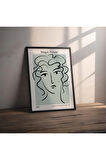 Dekoratif Çerçevesiz Poster Magic Flower Soyut Çerçevesiz Tablo