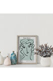 Dekoratif Çerçevesiz Poster Magic Flower Soyut Çerçevesiz Tablo