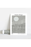 Dekoratif Çerçevesiz Poster Modern Design Çizgi  Soyut Çerçevesiz Tablo