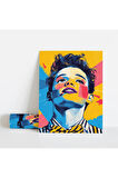 Dekoratif Çerçevesiz Poster Pop Art Erkek Çerçevesiz Tablo