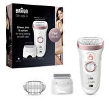 Braun Silk-épil 9 9730 SensoSmart Kablosuz Islak & Kuru 2 Ek Parçalı 2'si 1 Arada Epilatör
