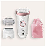 Braun Silk-épil 9 9730 SensoSmart Kablosuz Islak & Kuru 2 Ek Parçalı 2'si 1 Arada Epilatör