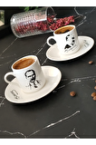 Ata  2 Kişilik Kahve Fincan Takımı Mix-1