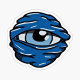 18cm Nazar Boncuğu Sticker Araba Duvar  Yapıştırma Etiket FF7