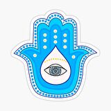 18cm Nazar Boncuğu Sticker Araba Duvar  Yapıştırma Etiket Mf24