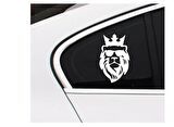 Aslan Araba Sticker Etiket Yapıştırması 19CM md5