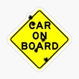 Baby On Board Arabada bebek var Oto Sticker Etiket 19CM md15