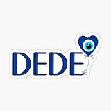 Dede Nazar Boncuğu Sticker Duvar Etiket Yapıştırma 20CM